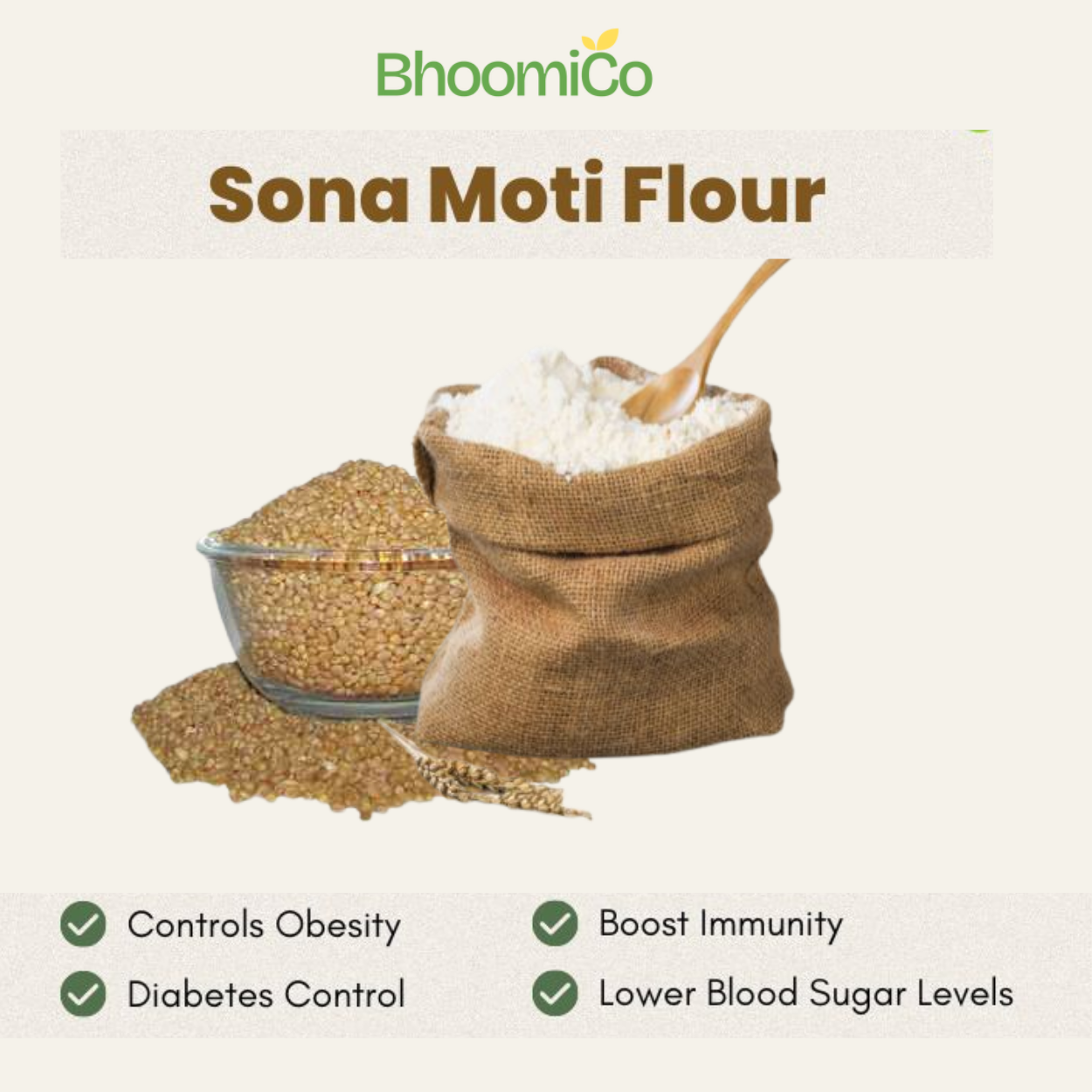 Sona Moti Chakki Wheat Flour/Atta