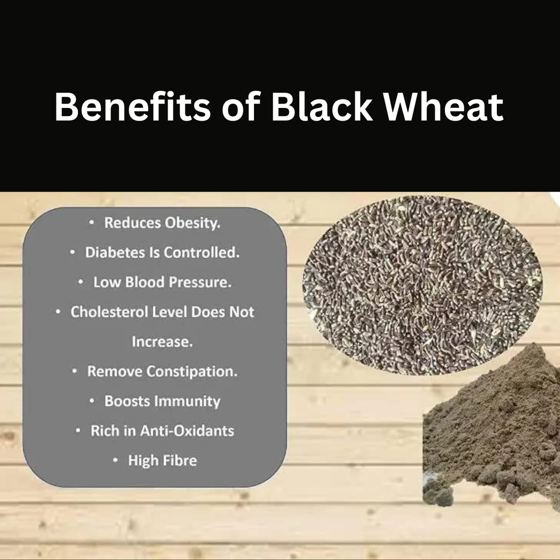 Fresh Chakki Black Wheat Flour (Atta)