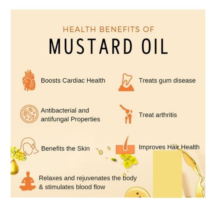 Wooden Pressed Yellow Mustard Oil (1 Liter)