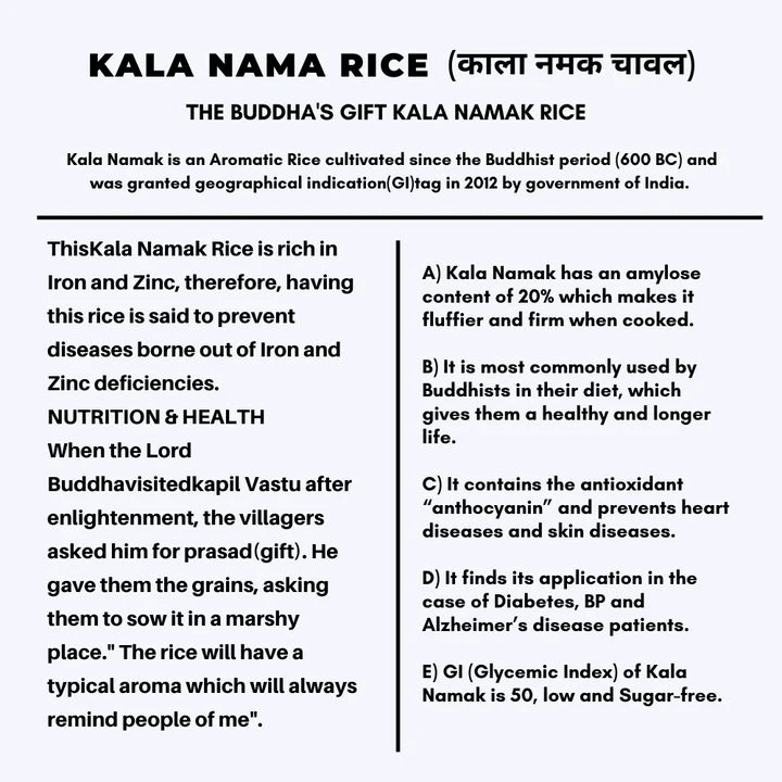 Kalanamak Rice Low GI Rice