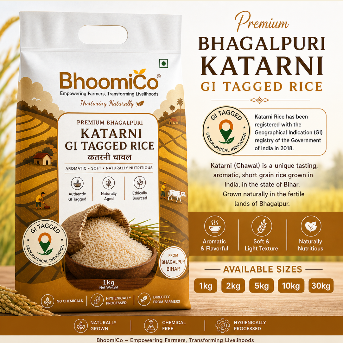 Katarni Rice GI Tagged Rice